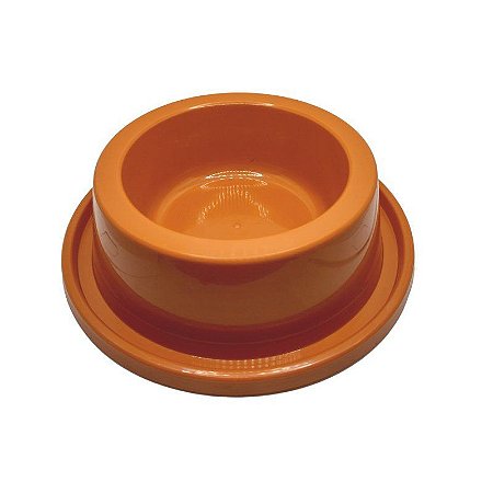 Comedouro de Plástico Anti-Formiga N1 300ml - Laranja