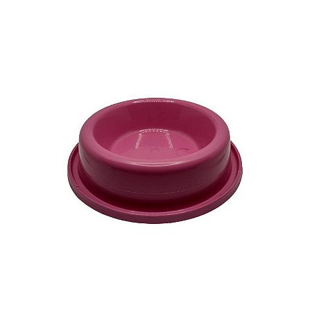 Comedouro de Plástico Anti-Formiga para Gato 200ml - Rosa