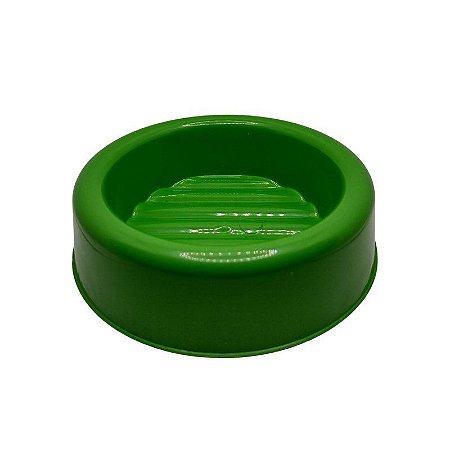 Comedouro de Plástico para Gato 200ml - Verde