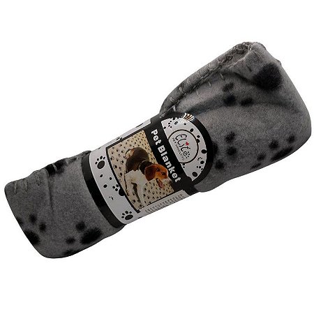 Manta Soft Pet Blanket M 100x70mm - Cinza