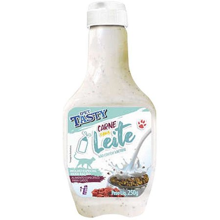 Molho IPET Tasty Cat 250g - Carne com Leite