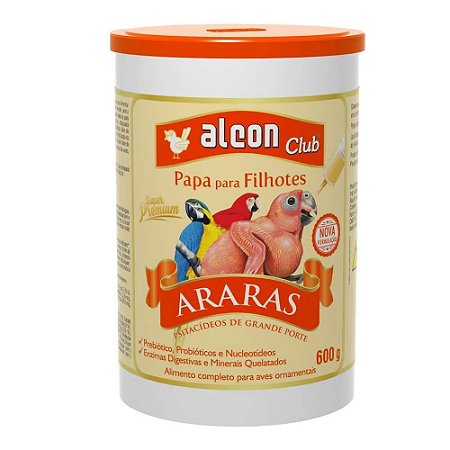 Papa Alcon Club - Para Araras Filhotes - Super Premium 600g