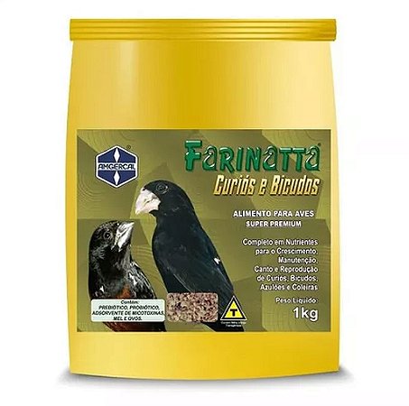 Farinatta Curiós e Bicudos 1kg - Amgercal