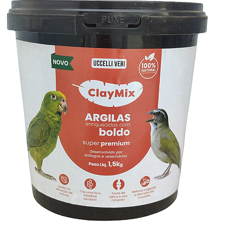 Claymix Suplemento de Argila Super Premium - 1,5 kg
