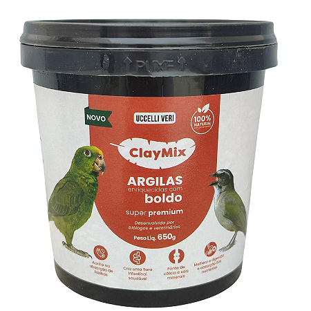 Claymix Suplemento de Argila Super Premium - 650g