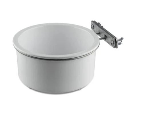 Comedouro Bico Torto Com Suporte N3 750ml Branco