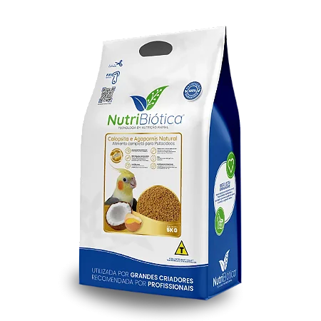 Extrusada - Calopsita Agapornis Natural - 5Kgs