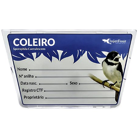 Placa de Identificação Coleiro | Injetfour