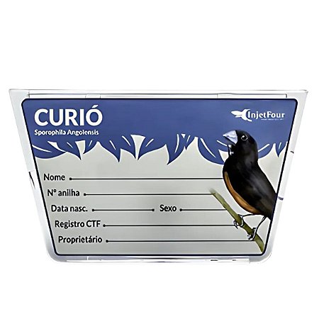 Placa de Identificação Curió | Injetfour