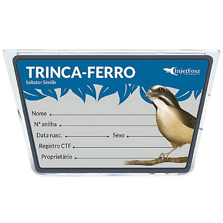 Placa de Identificação Trinca Ferro | Injetfour