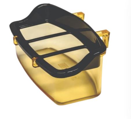 Comedouro Vip Luxo Pequeno Âmbar 130ml | Injetfour