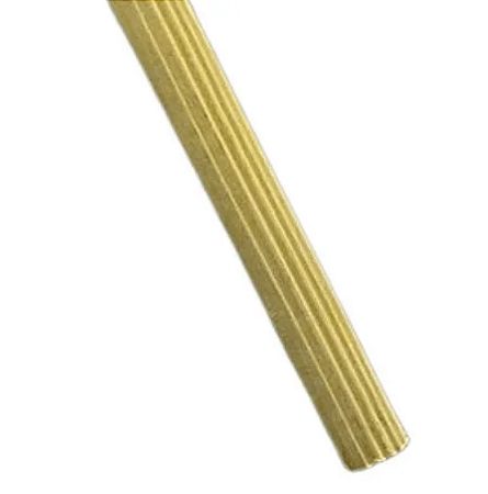 Poleiro de Madeira Frisado 50cm x 12mm 2 Unidades