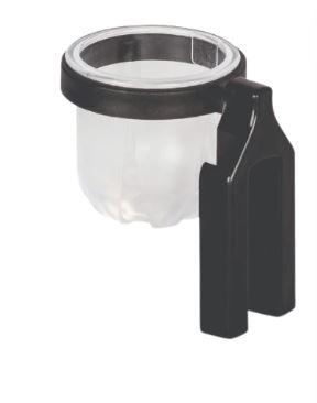 Porta Vitamina Rubi Coleira com Suporte Alto Preto | Injetfour