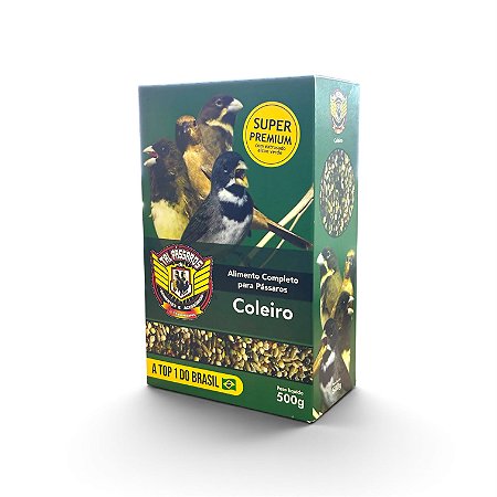 Mistura de Sementes Premium  Coleiro Verde 500g | Tal Pássaros