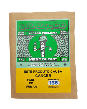 Tabaco Mr. Bacco - MentoLove 25g