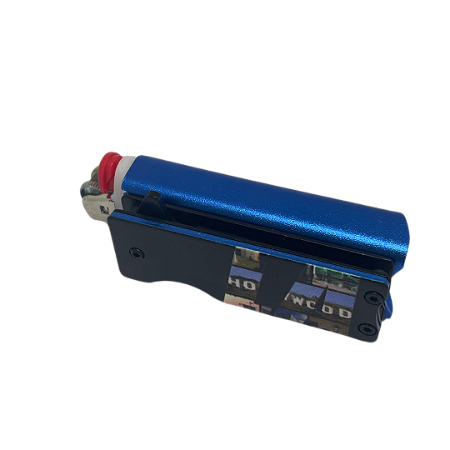 Porta Isqueiro c/ canivete + Bic Grande