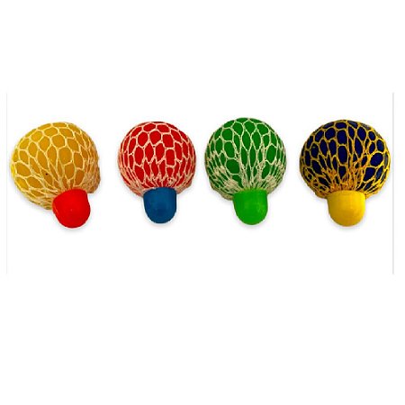Kit 4 Bolas Anti Stress Fidget Squishy Ball - Zoop Toys