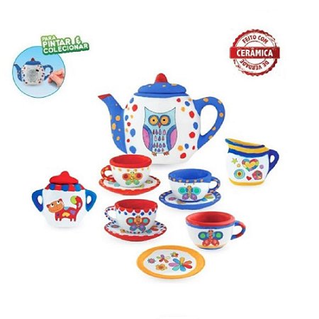 painting on tea bolsas