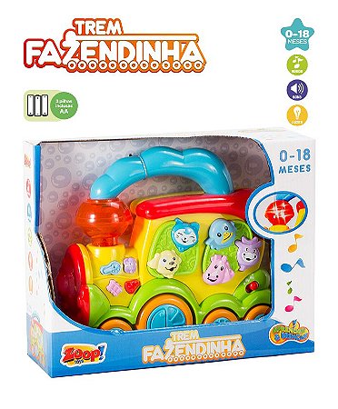 Trem Fazendinha - Zoop Toys