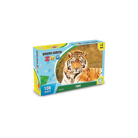Quebra Cabeça Zoo Tigre - Nig