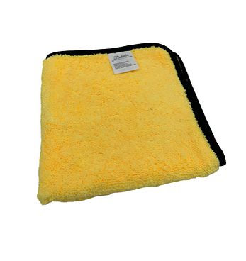 Toalha de microfibra amarela 380GSM 38x58cm –  Detailer