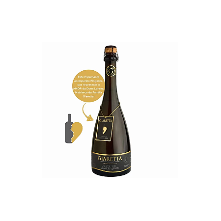 Espumante Nature Champenoise HOMENAGEM  Lorena Fin Giaretta- 750 ml