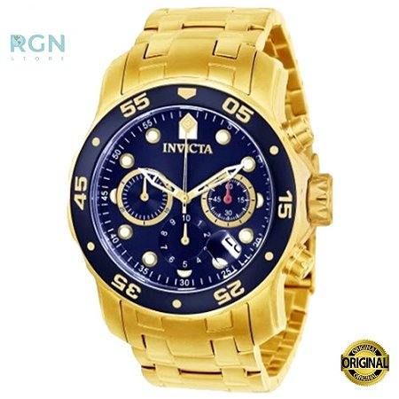 relogio invicta original ouro 18k preço