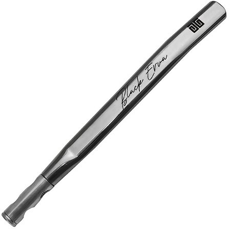 Bomba De Terere Black Erva Achatada 2 Furos C/ Mola Interna Cromada Inox 21cm