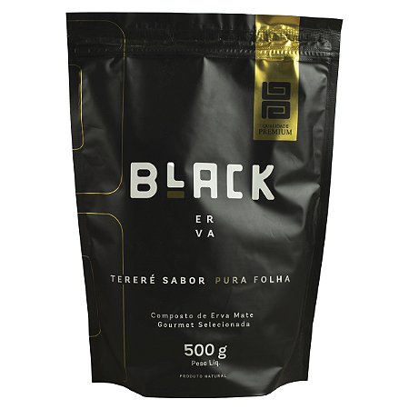 Black Erva Pacote 500g Pura Folha