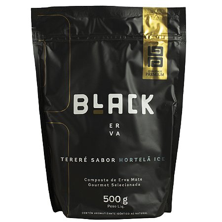 Black Erva Pacote 500g Hortelã Ice