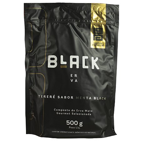 Black Erva Pacote 500g Menta Black
