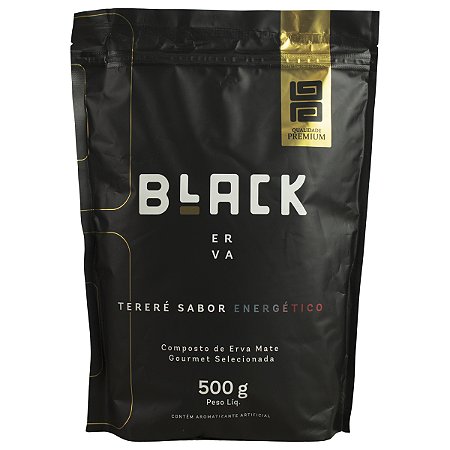 Black Erva Pacote 500g Energético