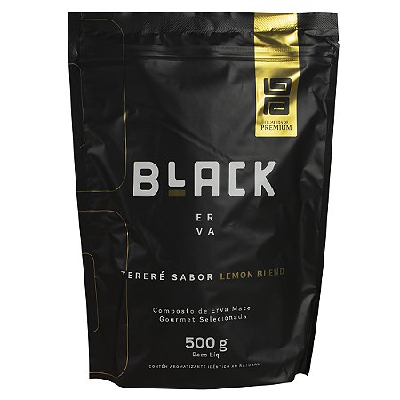 Black Erva Pacote 500g Lemon Blend