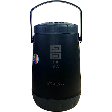 Garrafa Térmica de Plástico Black Erva Preta 2,5L