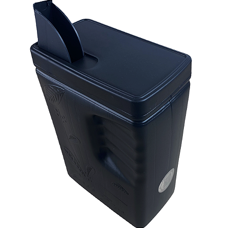 Porta Erva De Plastico Black Erva Para Terere Preto - 500g
