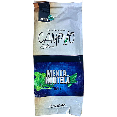 Erva Mate Campão Menta Hortelã Tipo Artesanal 250g