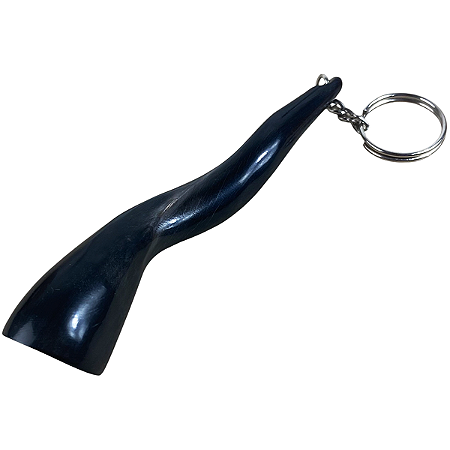 Chaveiro de Chifre de Boi modelo Berrante 11cm