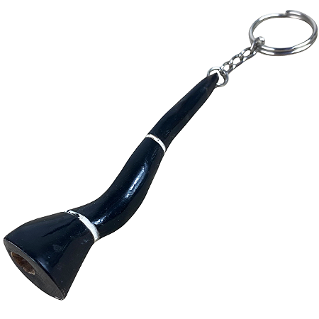 Chaveiro de Chifre de Boi modelo Berrante 9cm