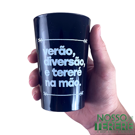 Copo de Plástico Verão Diversão 350ml Nosso Tereré