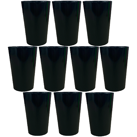 Kit com 50 Copos de Plástico Liso 350ml Nosso Tereré