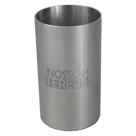 Copo Cuia Redondo Nosso Tereré de Inox 300ml