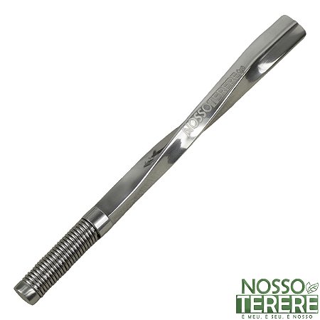 Bomba de Inox Nosso Tereré Twister Filtro de Mola