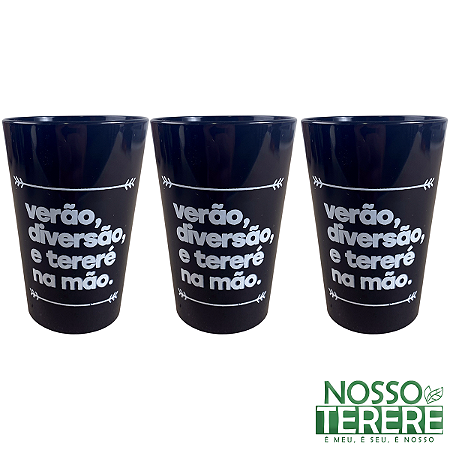 Kit 3 Copos de Tereré Plástico 350ml