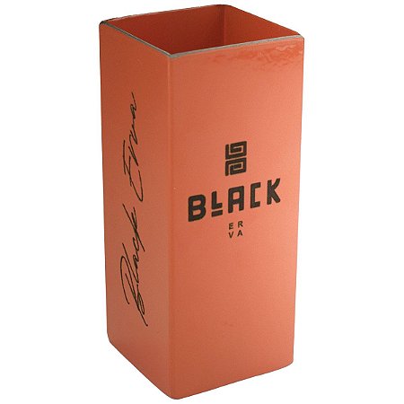 Copo Caldereta Inox Quadrado Laranja 350ml Black Erva