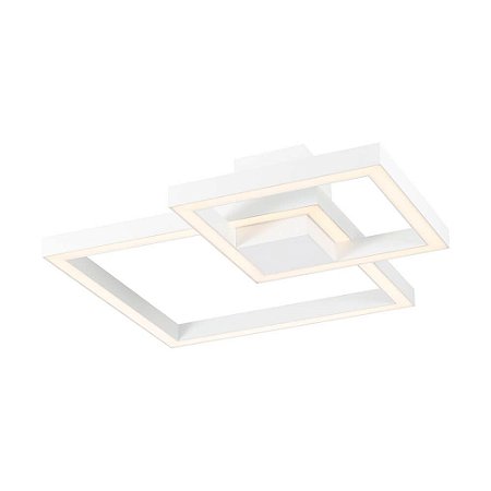Plafon Fit  LED 58,8W 3000K Bivolt – 535 x 535 x 132mm Branco