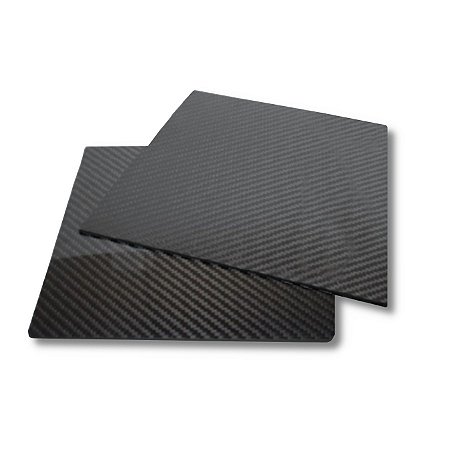 Chapa de Fibra de Carbono 2 x 500 x 500mm