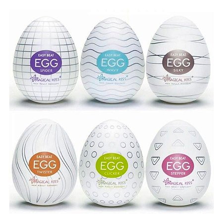 Super Egg Masturbador Masculino Texturas Clicker, Spider, Twister, Wavy, Sliky, Stepper