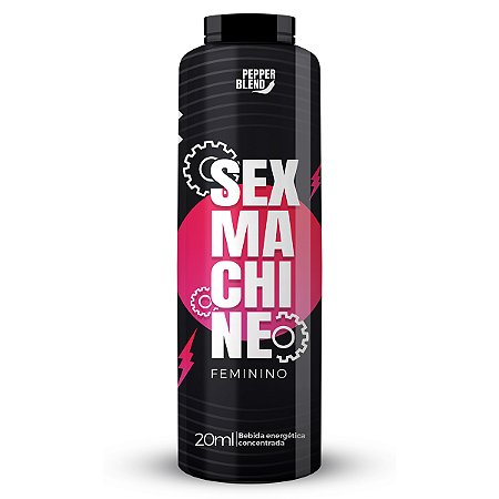 Sex Machine Feminino Bebida Energética Concentrada 20ml Pepper  