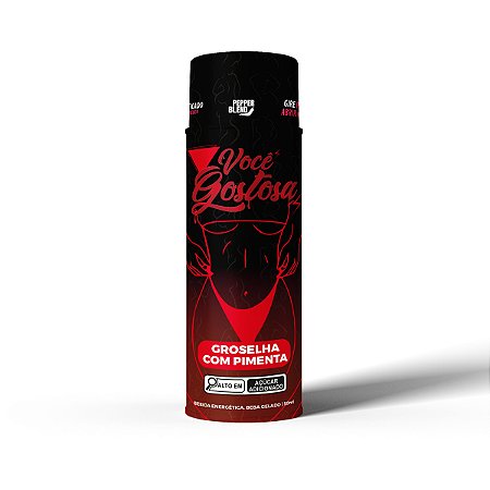 Você Gostosa Groselha Com Pimenta 50ml Energético Altamente Afrodisíaco Pepper Blend