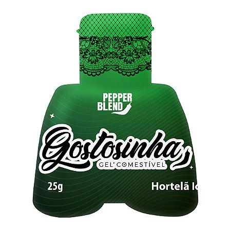 Gostosinha Ice Hortelã 25g Gel Comestível Para Oral Pepper Blend
